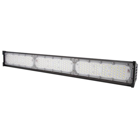 Lampa LED Przemysłowa High Bay Liniowa 150W 22500lm 5000 Zimna 90° Czarny IP65 Masterled