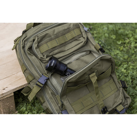 Latarka taktyczna ZOOM LED XHP70 25W 2000lm 3 TRYBY 1000m IP67 aluminium VA0021 VAYOX