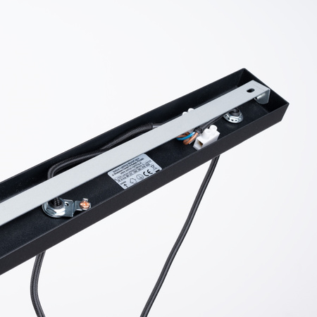 Lampa Sufitowa Wisząca Zwis 3x G9 Nieregularna Czarna Nowoczesna Brina Sollux