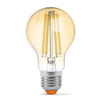 Żarówka LED E27 A60 10W = 74W 1050lm 2200K Ciepła 360° FILAMENT Bursztynowa Videx