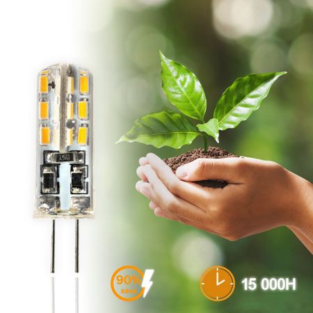 10x Żarówka LED G4 Kapsułka 2W = 20W 200lm 3000K Ciepła 360° 12V LUMILED
