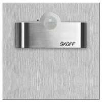 Oprawa Schodowa LED 1W Niebieska 10V DC IP20 Szlif Inox TANGO SHORT z Czujnikiem Ruchu Skoff