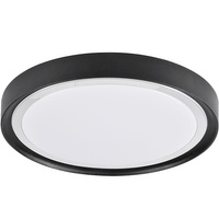 Plafon LED Lampa Sufitowa Natynkowa 15W 4000K PERSE Czarny 33cm