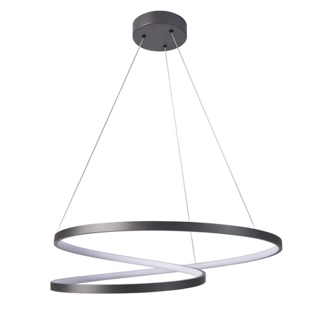 Lampa Sufitowa LED Wisząca Zwis 52W 4900lm 4000K Neutralna Czarna ZEFIRA Sanico Goldlux