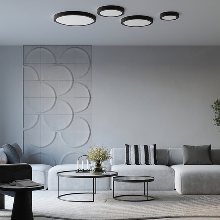 Lampa Sufitowa Plafon LED 65W 3000K Ciepła Okrągła 230V Onyx Sollux