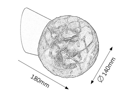 Kinkiet Ścienny Lampa LED E27 Biały Klasyczny Grace 2432 Rabalux