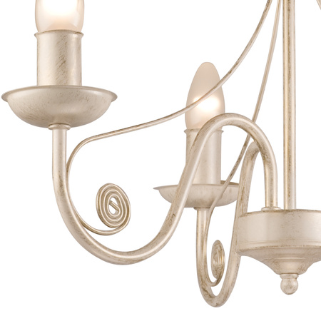 Lampa Wisząca Sufitowa DONATO 3xE14 Biała LM-3.29 Lamkur