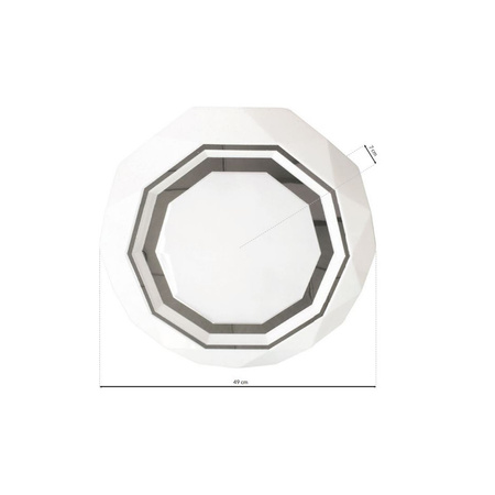 Plafon LED Lampa Sufitowa Natynkowa LULU 40W LED Ø490 mm Milagro