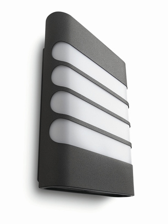 Kinkiet Ogrodowy Lampa Elewacyjna Zewnętrzna LED 3W 270lm 2700K IP44 Antracyt Raccoon Philips