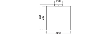 Lampa Sufitowa Reflektor Oprawa Spot Tuba E27 Karton Brązowy Decor Ledvance