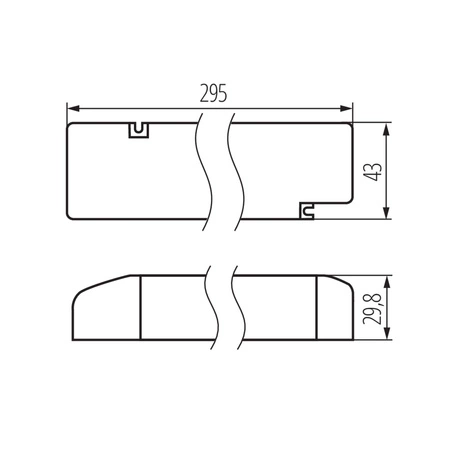 Zasilacz Elektroniczny Stałonapięciowy do Oświetlenia LED 100W 24V KANLUX