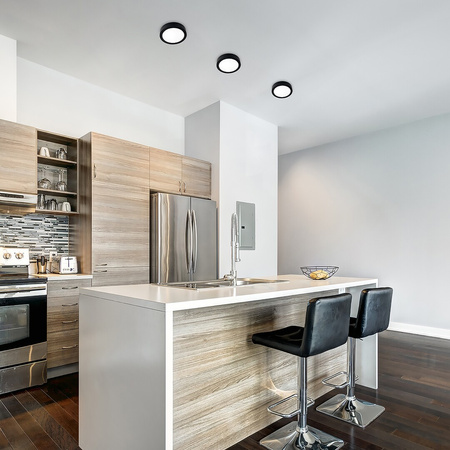 Plafon LED Lampa Sufitowa Oprawa Ścienna 7W 630lm 4000K Czarny Minimalistyczny Shaun2 Rabalux