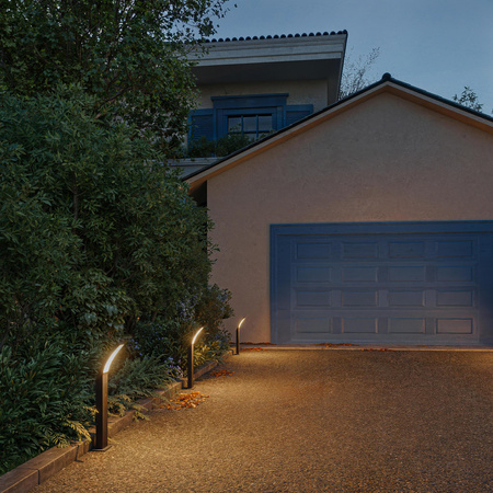 Lampa Ogrodowa Stojąca Zewnętrzna LED 4.3W 800lm 2700K Ciepła SŁUPEK 60cm IP44 Antracyt UltraEfficient Splay Philips