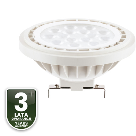 Żarówka LED G53 Reflektor AR111 15W = 100W 1521lm 4000K Neutralna 38° 12V LUMILED