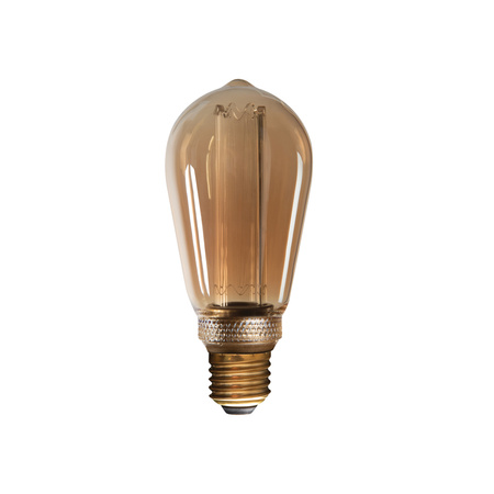 Żarówka LED E27 ST64 4W 200lm 1800K Ciepła Bursztynowa ST64 Kanlux