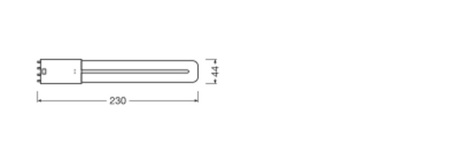 Żarówka LED DULUX 2G11 8W = 18W 900lm 3000K Ciepła Biała FILAMENT LEDVANCE