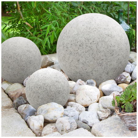 Kula Lampa Zewnętrzna Oprawa Ogrodowa E27 Szara IP65 Garden ball Kobi