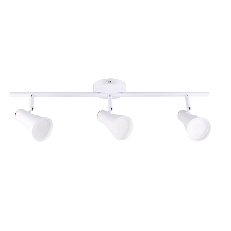 Lampa sufitowo-ścienna ruchoma regulowana 12,6W LED BERG 3 biały 3000K GOLDLUX (Polux)