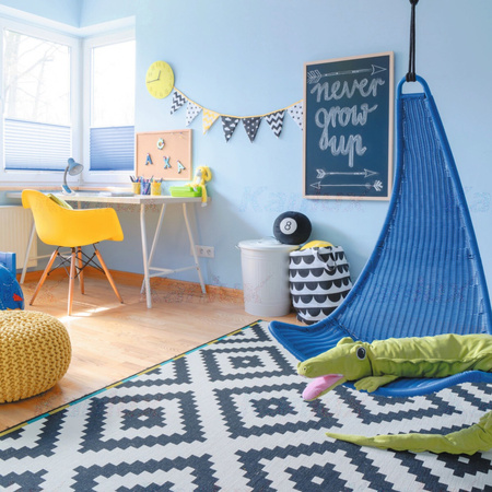 Lampka biurkowa nocna do E27 SUZI HR-60 czarna NA KLIPS Kanlux