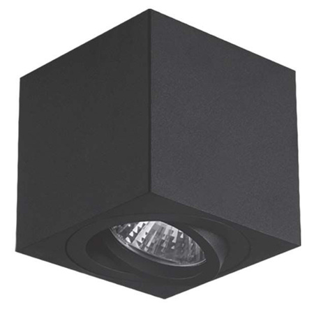 Oprawa Natynkowa SPOT 1x GU10 Ruchoma Czarna OTTO Videx