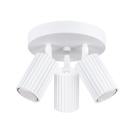 Lampa Sufitowa Plafon Tuba Spot 3x GU10 Biała Karbon Deep Space SL.1544 Sollux