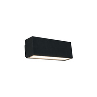 Lampa Ogrodowa Zewnętrzna Kinkiet Elewacyjny Oprawa Natynkowa LED 10W 727lm 3000K Ciepła Czarna Wodoodporna IP54 Nowoczesna UNIT 9122 Nowodvorski