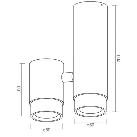 Oprawa Natynkowa HALOGENOWA SPOT Lampa Sufitowa 1x GU10 Biała ARIZA Videx