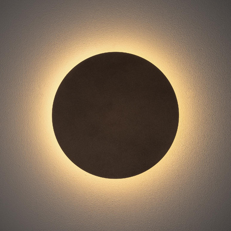 Kinkiet Ścienny Lampa Natynkowa LED 10W 130lm 3000K Ciepła Brązowa Nowoczesna RING LED M 10352 Nowodvorski