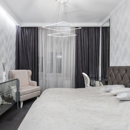 Lampa wisząca NIX biały kwadrat ramka 50W LED IP20 Metal i akryl styl nowoczesny minimalistyczny Milagro