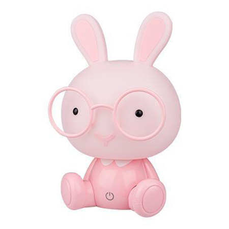 Lampka nocna dekoracyjna KRÓLIK LED 5W 5000K Różowa