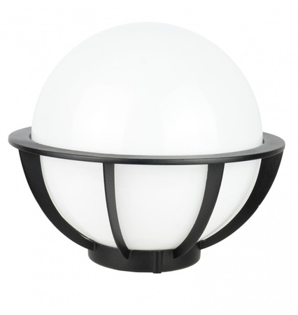 Lampa Ogrodowa Zewnętrzna Słupek LATARNIA E27 Kule z koszykiem 250 OGMWN 1 KPO 250 170-270cm czarny Su-Ma
