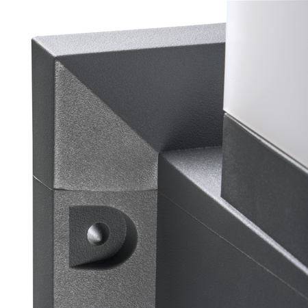 Słupek Lampa Ogrodowa Zewnętrzna Stojąca LED E27 IP54 Gruntowa Grafitowa INVO KANLUX