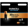 Baterie Alkaiczne DURACELL OPTIMUM AA LR6 8szt