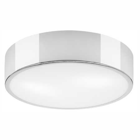 Plafon LED Lampa Sufitowa DANTE 2xE27 Biała Chrom Metalowa LD.PD-6.15 Lamkur