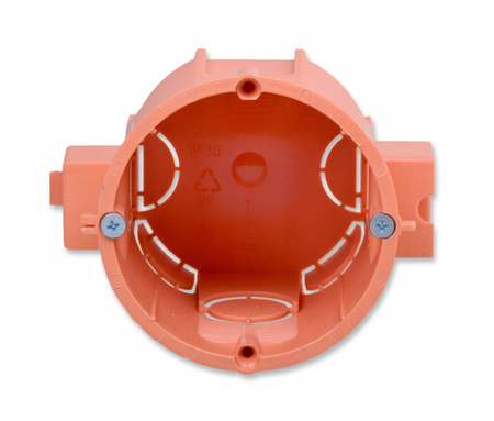 Puszka Instalacyjna Podtynkowa Głęboka Elektryczna Łączeniowa z Wkrętami PK60 PAWBOL