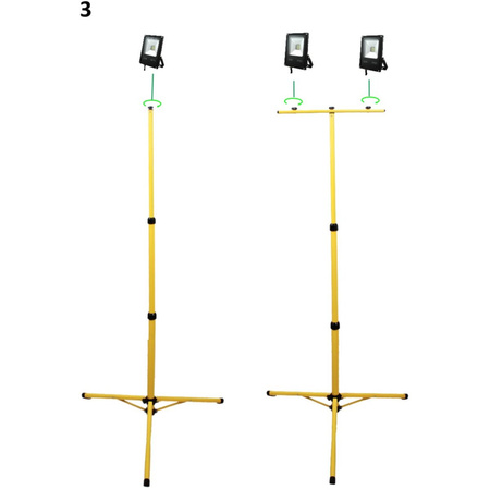 Statyw Stojak Uniwersalny do Naświetlaczy LED GOLDLUX (Polux)