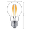 Żarówka LED E27 A60 8.5W = 75W 1055lm 2700K Ciepła Filament PHILIPS