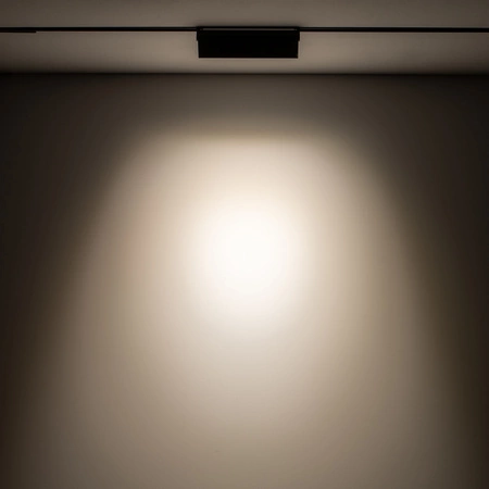 Reflektor Szynowy Lampa do Szynoprzewodów 1-fazowy LED 9W 800lm 3000K Ciepła Czarny Industrialna LVM FOCUS OUT 10145 Nowodvorski