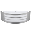 Kinkiet Ogrodowy Elewacyjny Lampa Zewnętrzna E27 INOX IP44 DORIS