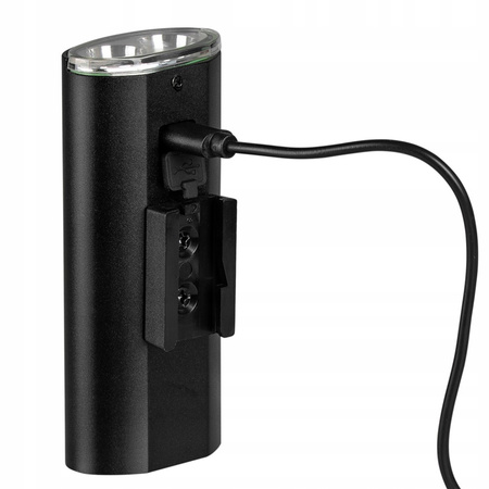 Latarka Lampka Przednia Rowerowa LED USB-C Uchwyt 5 Trybów 260lm IPX6 VAYOX