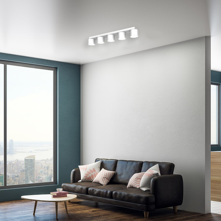 Lampa Sufitowa DIXIE Biała 5xGX53 Milagro