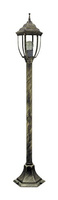 Lampa Ogrodowa LED Zewnętrzna NIZZA E27 IP43 Słupek 104cm Antyczne Złoto RABALUX
