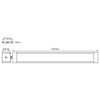 Lampka LED Podszafkowa Meblowa 18W 980lm 3000K Ciepła z Czujnikiem Ruchu Ściemnialna 50cm Cabinet LED Slim LEDVANCE