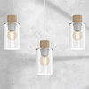 Lampa Wisząca Sufitowa MADERA 3xE27 Listwa Milagro