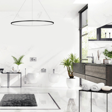 Lampa Wisząca Sufitowa Saturno Czarna 65W LED Milagro