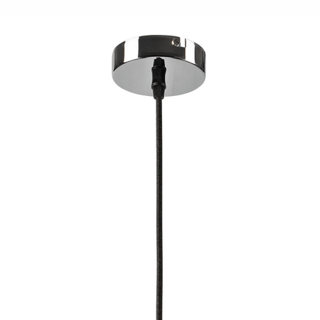 Lampa Wisząca Sufitowa ASTA E27 Czarna Chrom LM-1.1/83 Lamkur