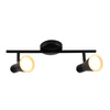 Lampa sufitowo-ścienna ruchoma regulowana 8,4W LED BERG 2 czarny 3000K GOLDLUX (Polux)