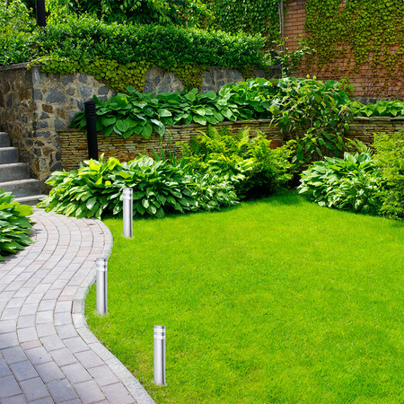 Lampa Ogrodowa Zewnętrzna MALTA LED 2,4W Słupek 50cm Chrom Volteno