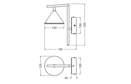 Lampa LED Ścienna Sufitowa Kinkiet Oprawa Natynkowa 5W 180lm CCT Dekoracyjna Czarny Fuji Ledvance
