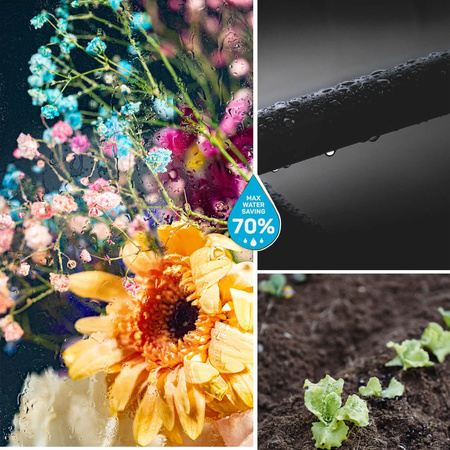 Wąż Ogrodowy 7,5m Kroplujący Pocący Nawadniający DRIP 1/2" CELLFAST